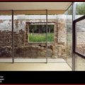 Glasfassade mit sehr schmalem Siliconstoß, "Haus Weiler"